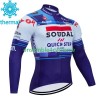 Maillot Cyclisme Hiver Thermal Fleece Soudal Quickstep 2023 Maillot Cyclisme Hiver Thermal Fleece Soudal Quickstep 2023